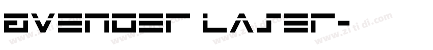 Avenger Laser字体转换